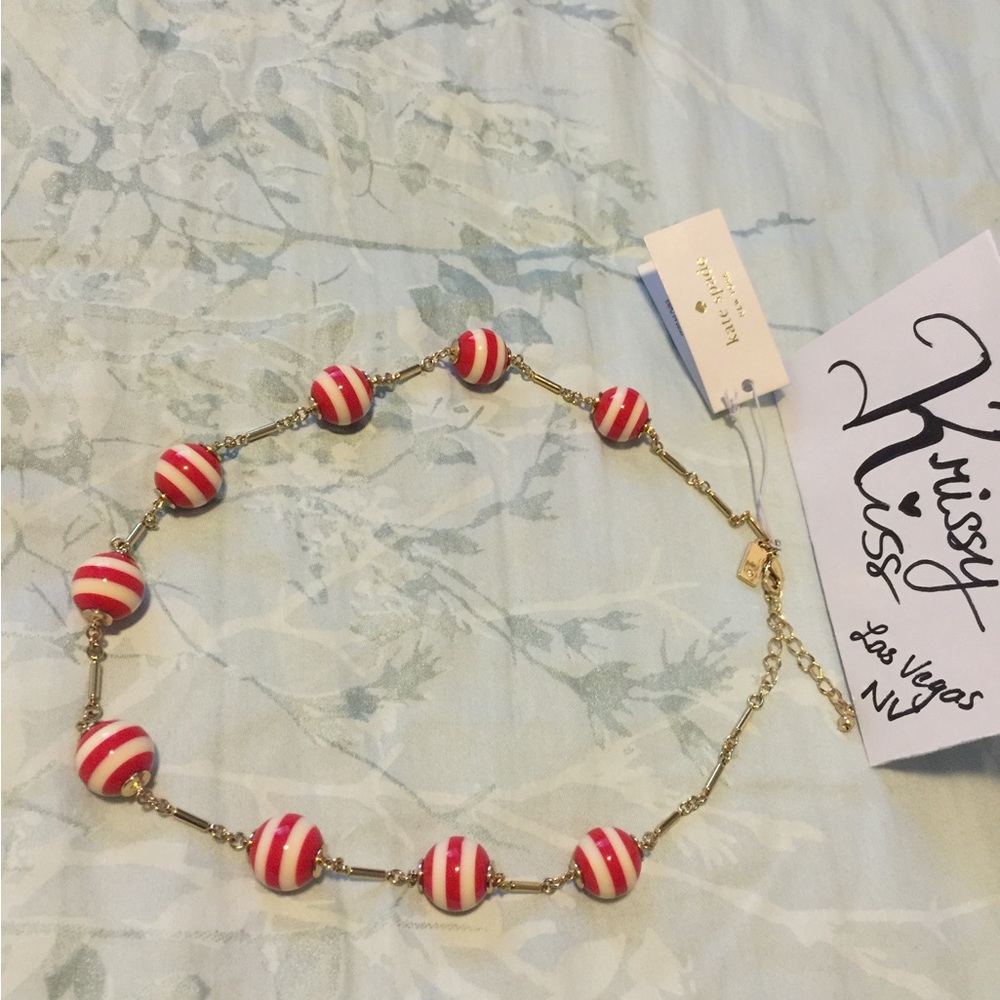 Kate Spade Candy cane bracelet new with tag